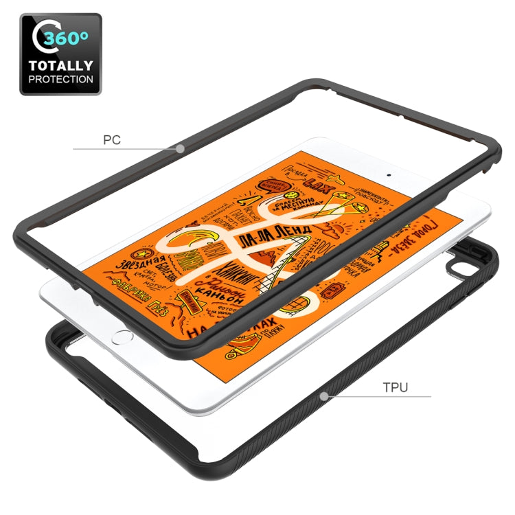 Starry Sky Solid Color Series Shockproof PC + TPU Protective Case For iPad mini (2019) & 4(Black)