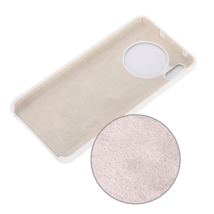 For Huawei Mate 30 Pro Solid Color Liquid Silicone Shockproof Coverage Protective Case