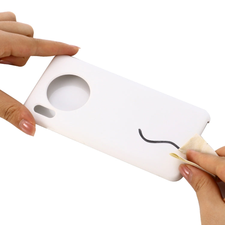 For Huawei Mate 30 Pro Solid Color Liquid Silicone Shockproof Coverage Protective Case