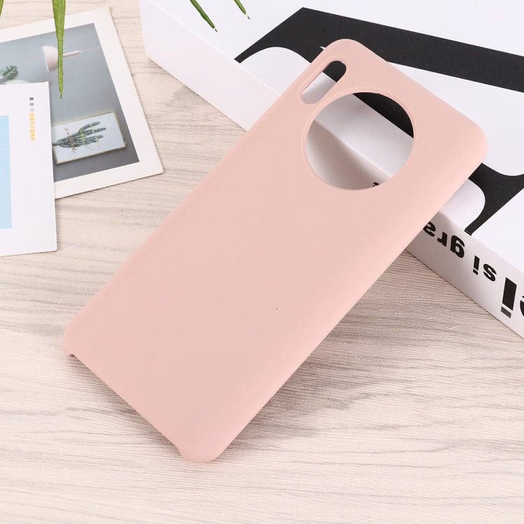 For Huawei Mate 30 Pro Solid Color Liquid Silicone Shockproof Coverage Protective Case