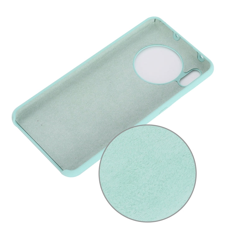 For Huawei Mate 30 Pro Solid Color Liquid Silicone Shockproof Coverage Protective Case