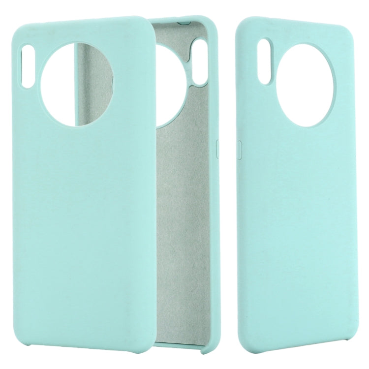 For Huawei Mate 30 Pro Solid Color Liquid Silicone Shockproof Coverage Protective Case