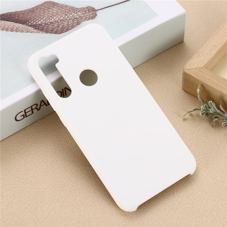 For Xiaomi Redmi Note 8 Solid Color Liquid Silicone Shockproof Coverage Protective Case