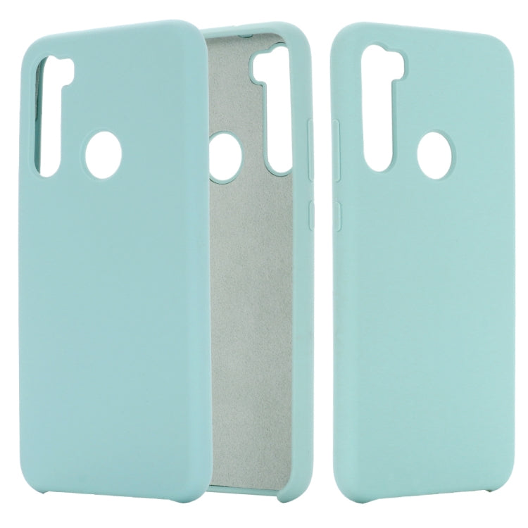 For Xiaomi Redmi Note 8 Solid Color Liquid Silicone Shockproof Coverage Protective Case