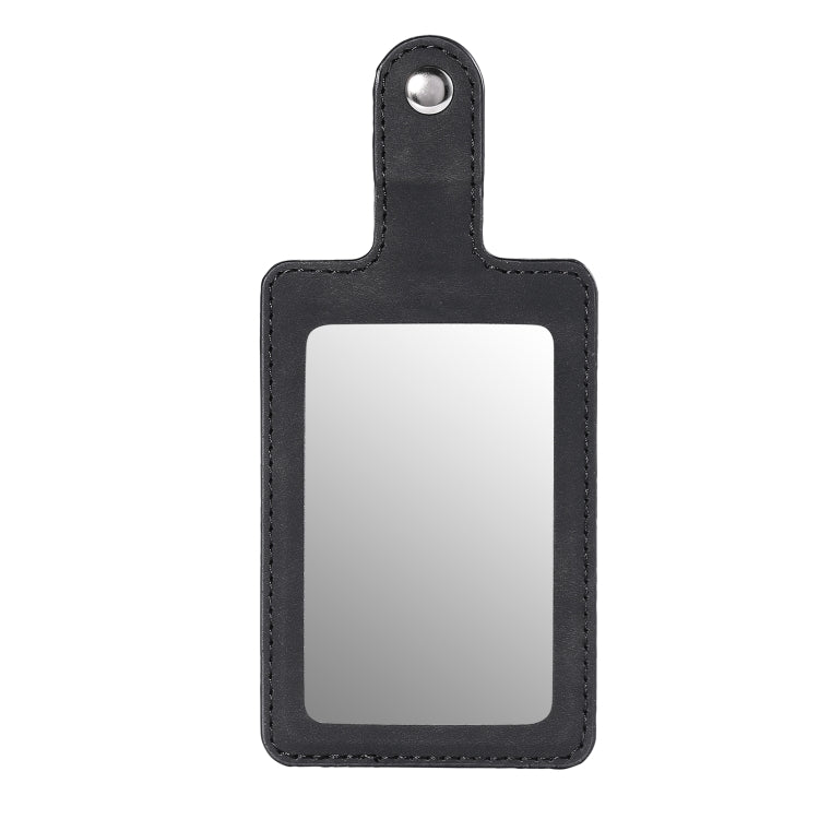 For iPhone 12 / 12 Pro Shockproof Protective Case with Mirror & Card Slot & Short Lanyard