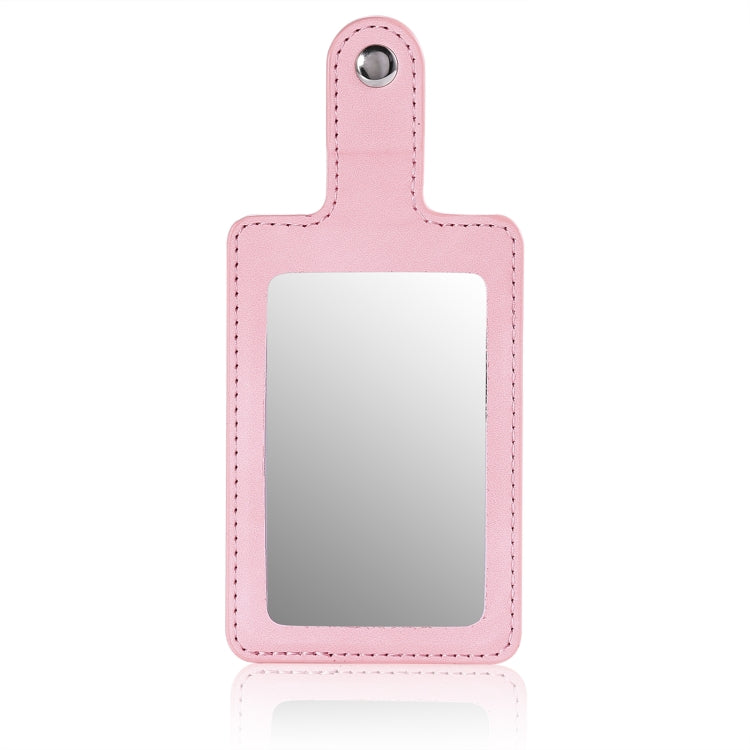 For iPhone 12 Pro Max Shockproof Protective Case with Mirror & Card Slot & Short Lanyard
