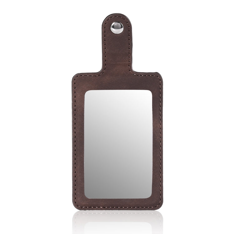 For Samsung Galaxy Note20 Shockproof Protective Case with Mirror & Card Slot & Short Lanyard