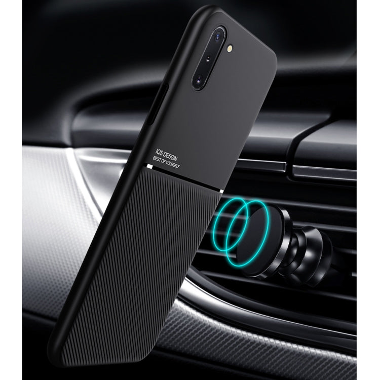 For Samsung Galaxy Note8 Classic Tilt Strip Grain Magnetic Shockproof PC + TPU Case