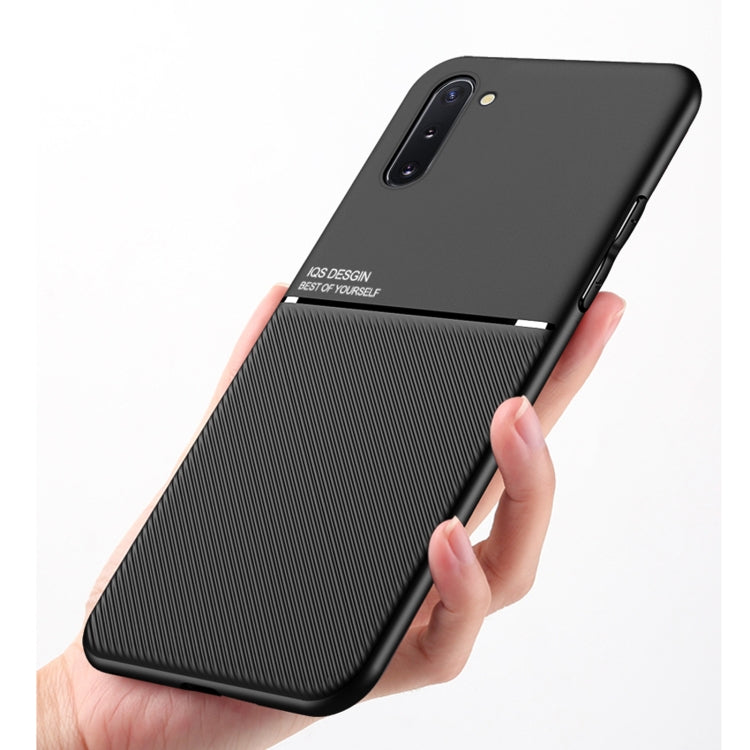 For Samsung Galaxy Note8 Classic Tilt Strip Grain Magnetic Shockproof PC + TPU Case