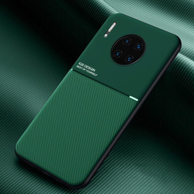 For Huawei Mate 30 Pro Classic Tilt Strip Grain Magnetic Shockproof PC + TPU Case