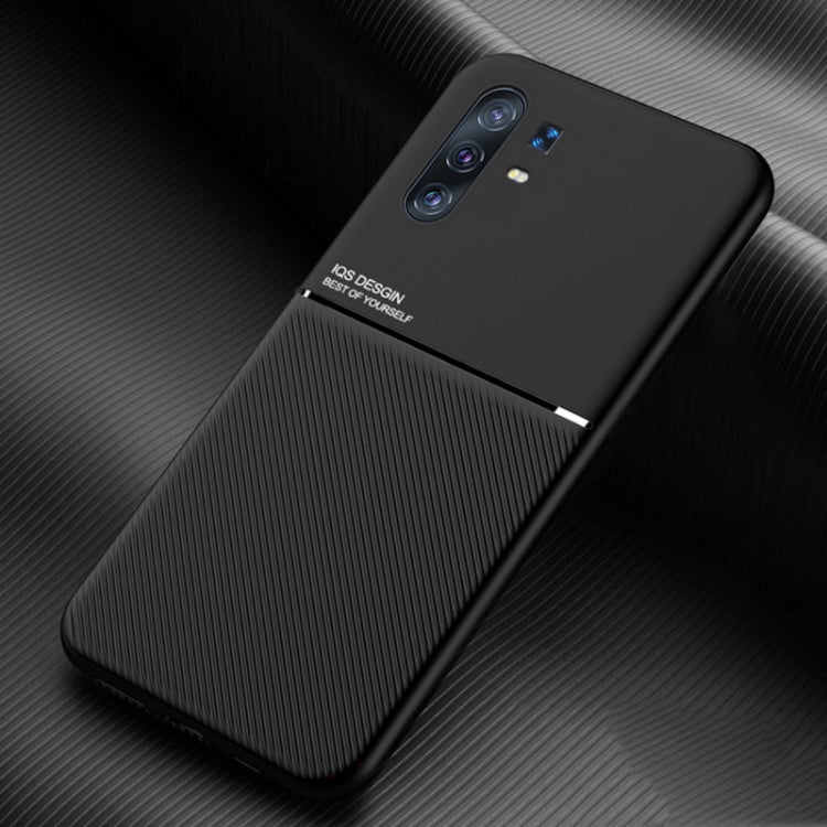 For vivo X30 Pro Classic Tilt Strip Grain Magnetic Shockproof PC + TPU Case