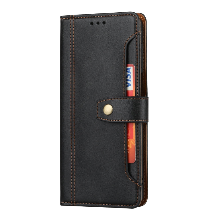 For Xiaomi Redmi Note 9 Pro / Note 9S Calf Texture Double Fold Clasp Horizontal Flip Leather Case with Photo Frame & Holder & Card Slots & Wallet