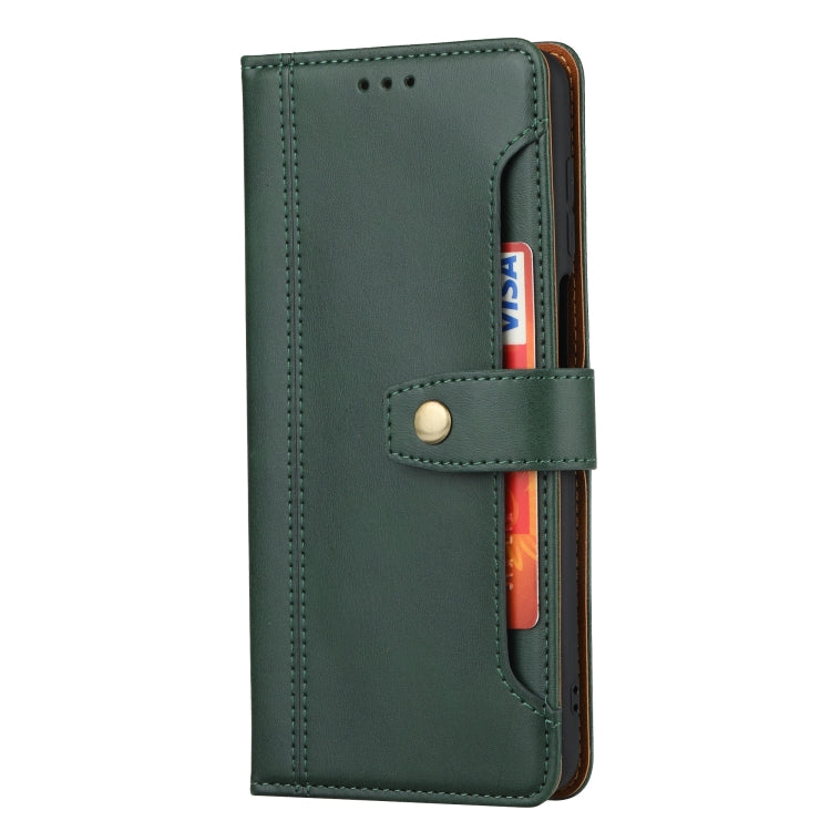 For Xiaomi Redmi Note 9 Pro / Note 9S Calf Texture Double Fold Clasp Horizontal Flip Leather Case with Photo Frame & Holder & Card Slots & Wallet