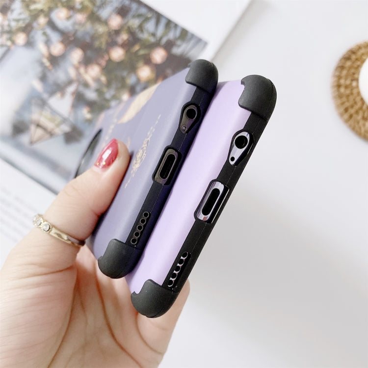 For Huawei Mate 30 IMD Leaf Pattern Shockproof TPU Protective Case