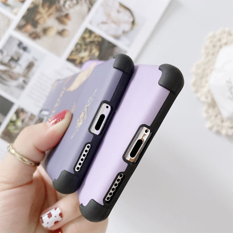 For Huawei P40 Pro IMD Leaf Pattern Shockproof TPU Protective Case