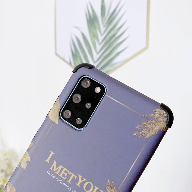 For Samsung Galaxy S20 Ultra IMD Leaf Pattern Shockproof TPU Protective Case