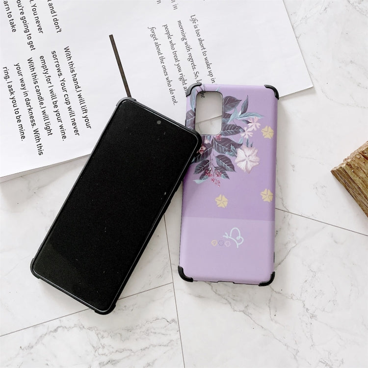 For Samsung Galaxy S20 Ultra IMD Leaf Pattern Shockproof TPU Protective Case