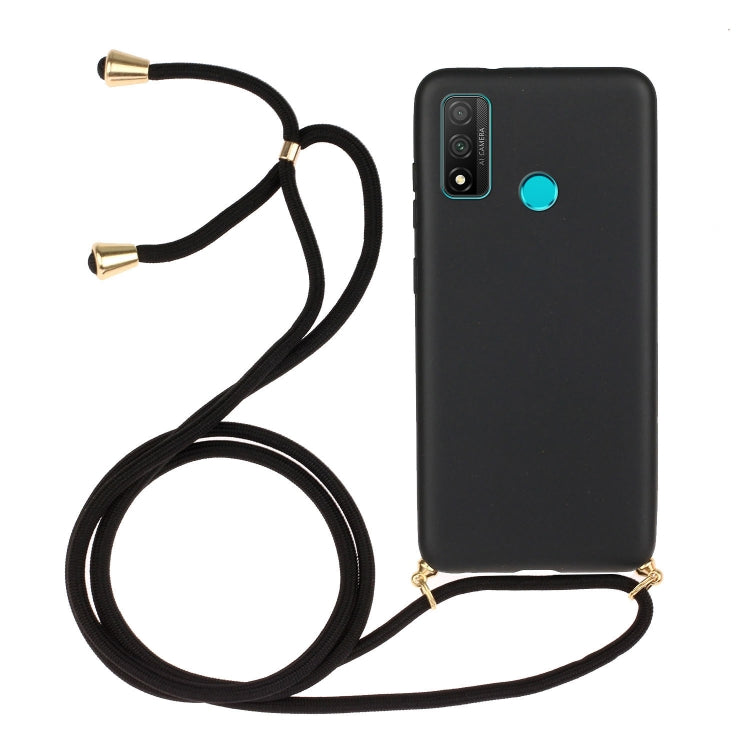 For Huawei P smart 2020 Wheat Straw Material + TPU Protective Case with Lanyard