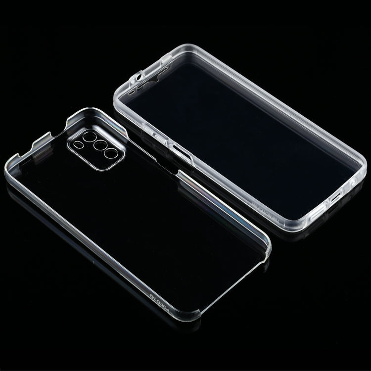 For Xiaomi Poco M3 PC+TPU Ultra-thin Double-sided Full Coverage Transparent Soft Case