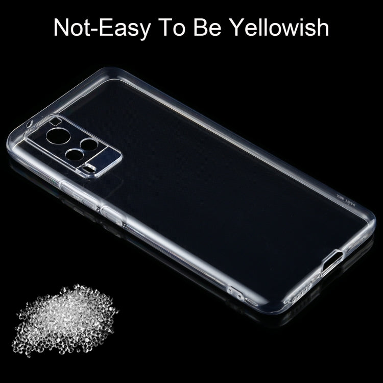 For vivo X60 0.75mm Ultra-thin Transparent TPU Soft Protective Case