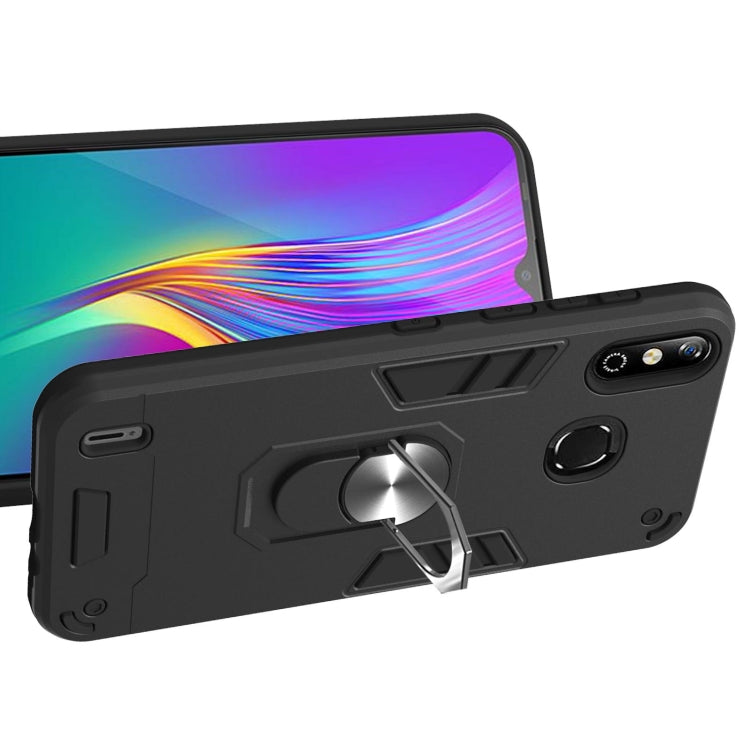 For Infinix X653 / Smart 4 Armour Series PC + TPU Protective Case with Ring Holder