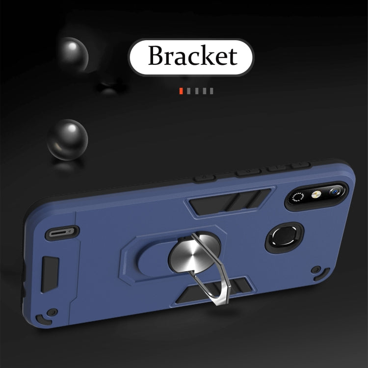 For Infinix X653 / Smart 4 Armour Series PC + TPU Protective Case with Ring Holder