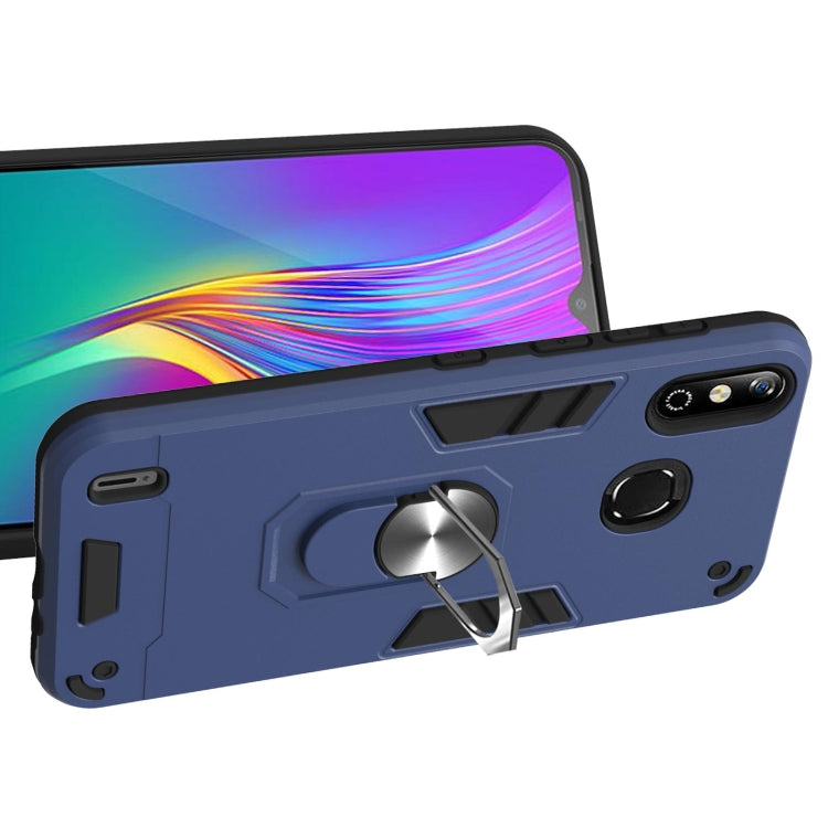 For Infinix X653 / Smart 4 Armour Series PC + TPU Protective Case with Ring Holder