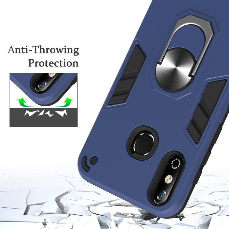 For Infinix X653 / Smart 4 Armour Series PC + TPU Protective Case with Ring Holder