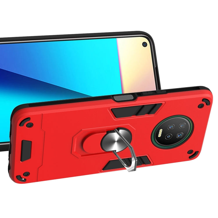 For Infinix X690 / Note 7 Armour Series PC + TPU Protective Case with Ring Holder