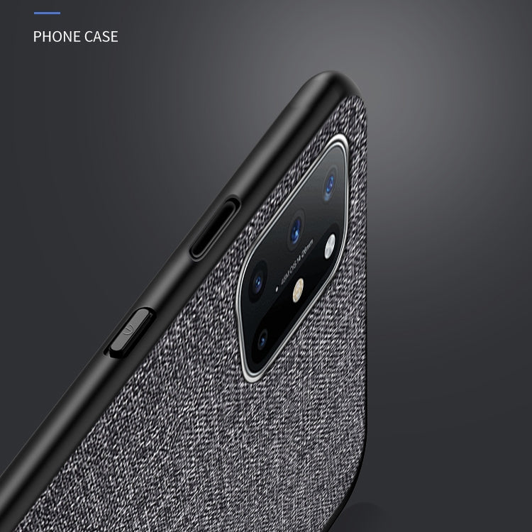 For OnePlus 8T Shockproof Cloth Texture PC + TPU Protective Case