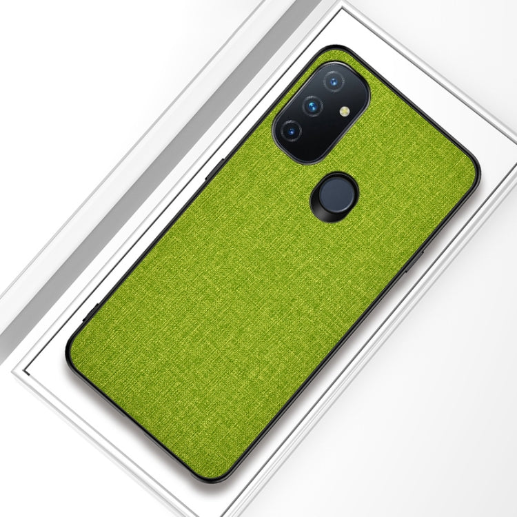 For OnePlus Nord N100 Shockproof Cloth Texture PC + TPU Protective Case