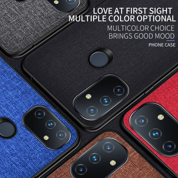 For OnePlus Nord N100 Shockproof Cloth Texture PC + TPU Protective Case