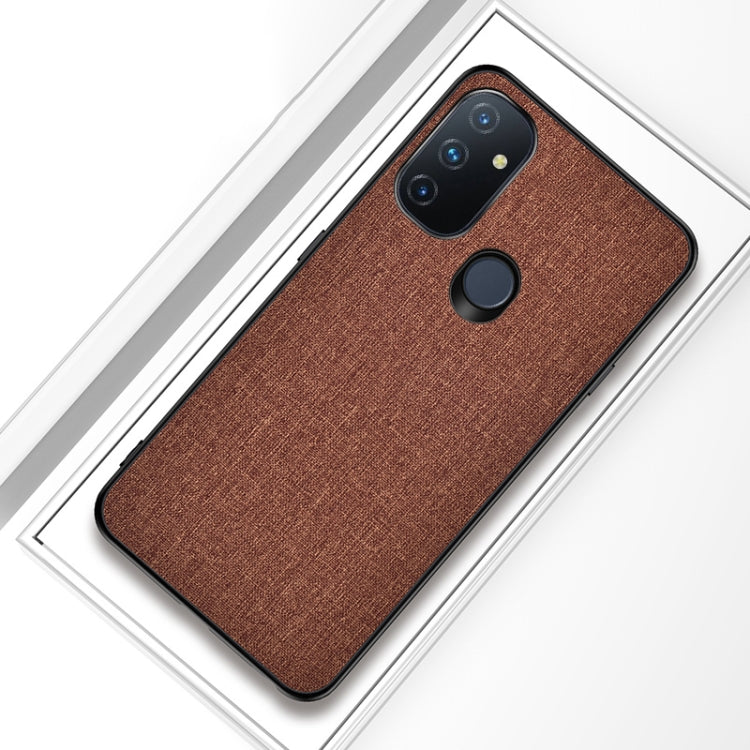 For OnePlus Nord N100 Shockproof Cloth Texture PC + TPU Protective Case