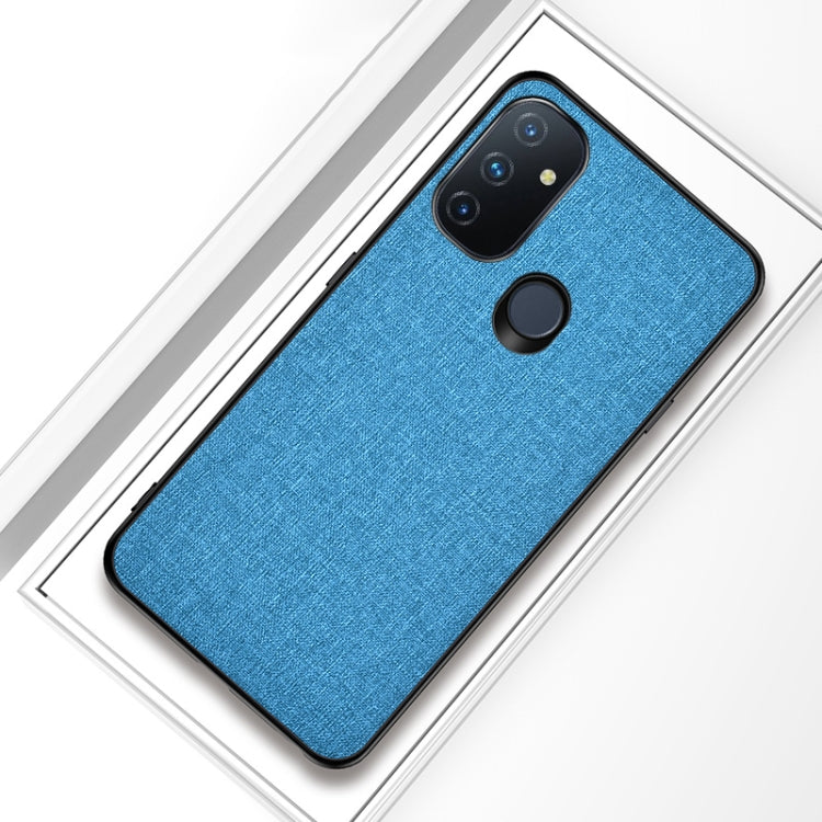 For OnePlus Nord N100 Shockproof Cloth Texture PC + TPU Protective Case
