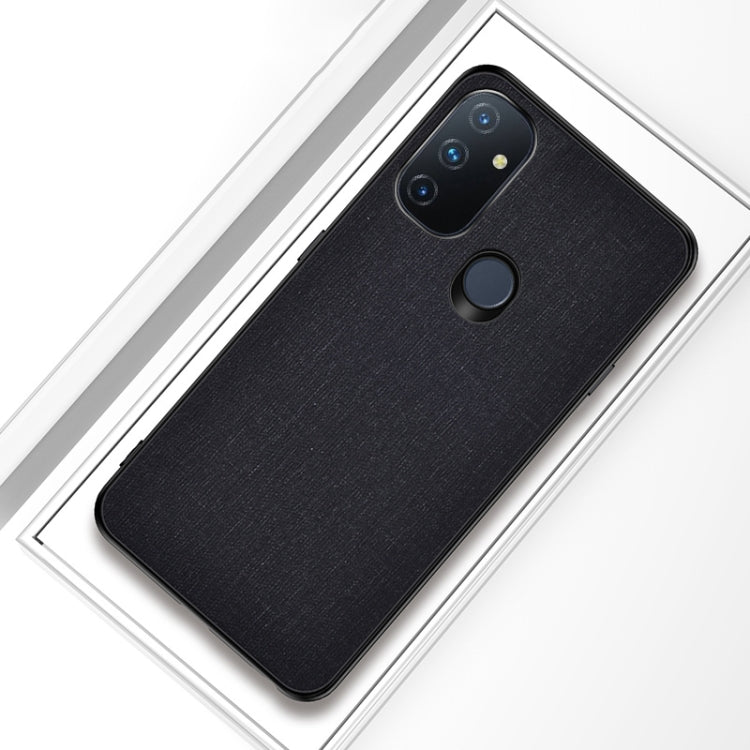 For OnePlus Nord N100 Shockproof Cloth Texture PC + TPU Protective Case