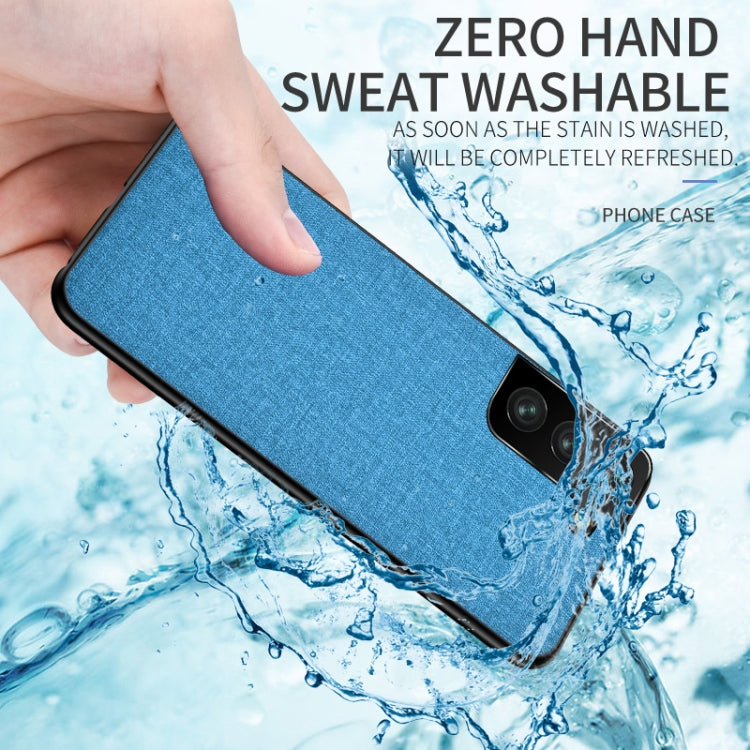 For Samsung Galaxy S21 5G Shockproof Cloth Texture PC + TPU Protective Case