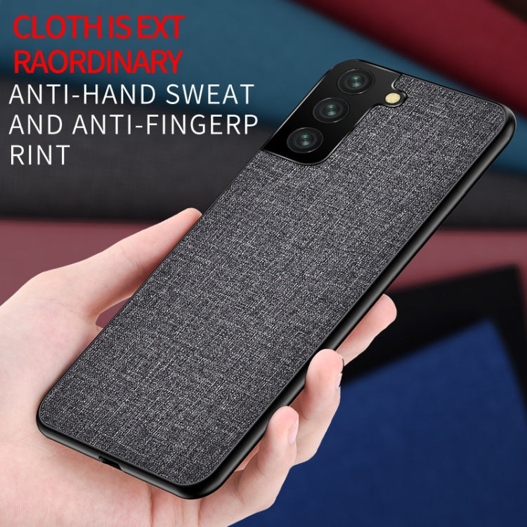 For Samsung Galaxy S21 5G Shockproof Cloth Texture PC + TPU Protective Case