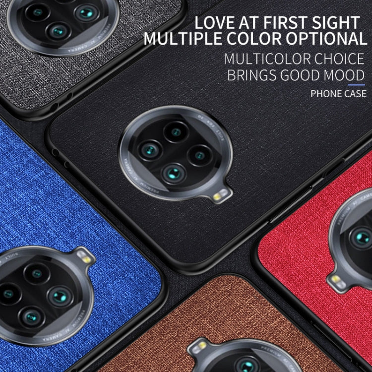 For Xiaomi Mi 10T Lite 5G Shockproof Cloth Texture PC + TPU Protective Case