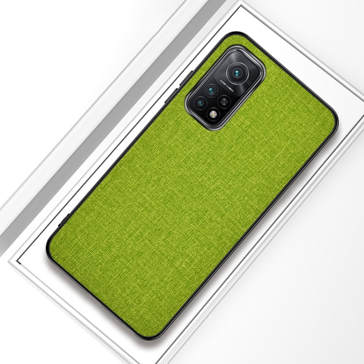 For Xiaomi Mi 10T Pro 5G Shockproof Cloth Texture PC + TPU Protective Case