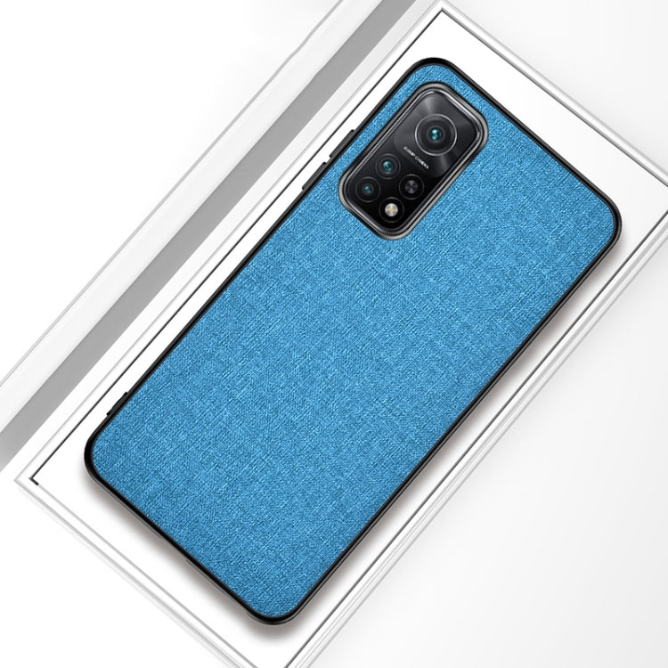 For Xiaomi Mi 10T Pro 5G Shockproof Cloth Texture PC + TPU Protective Case