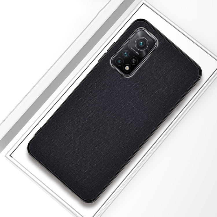 For Xiaomi Mi 10T Pro 5G Shockproof Cloth Texture PC + TPU Protective Case