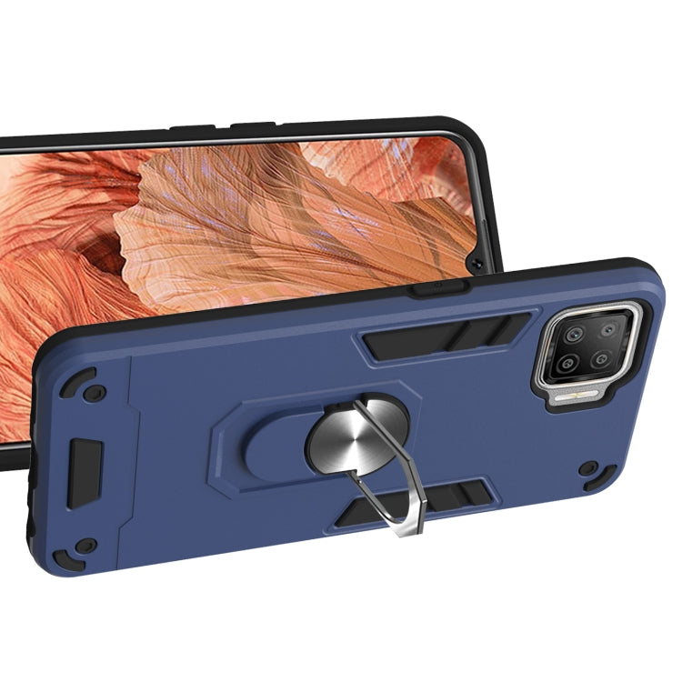 For OPPO F17 / A73 2020 Armour Series PC + TPU Protective Case with Ring Holder