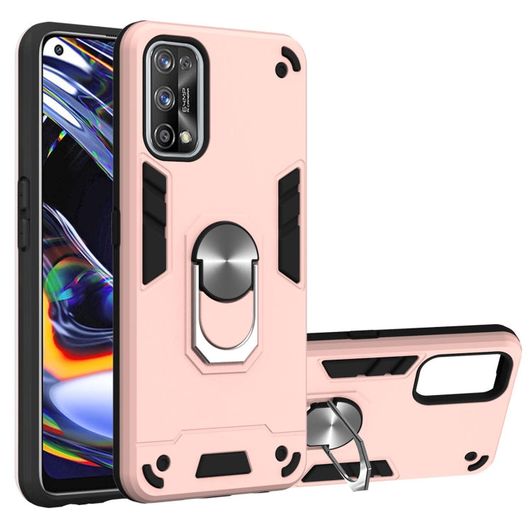 For OPPO Realme 7 Pro Armour Series PC + TPU Protective Case with Ring Holder