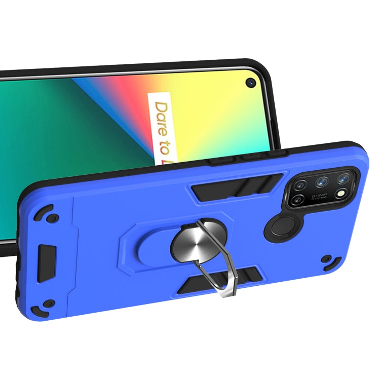 For OPPO Realme 7i / C17 Armour Series PC + TPU Protective Case with Ring Holder