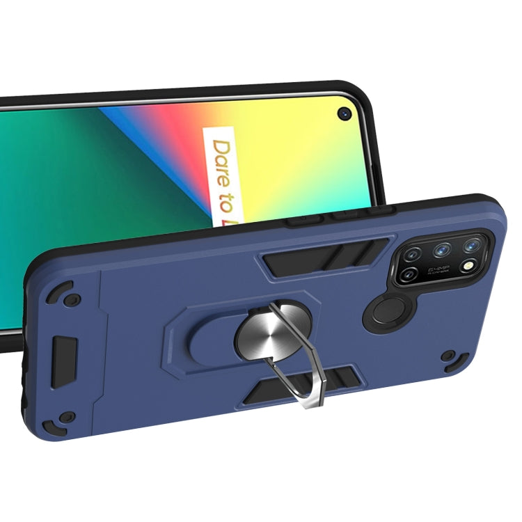 For OPPO Realme 7i / C17 Armour Series PC + TPU Protective Case with Ring Holder