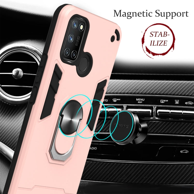 For OPPO Realme 7i / C17 Armour Series PC + TPU Protective Case with Ring Holder