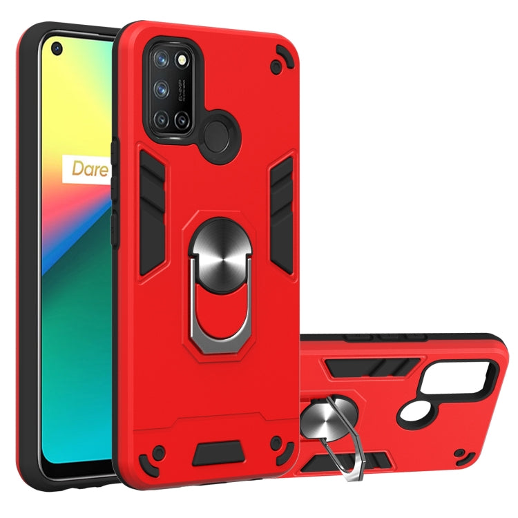 For OPPO Realme 7i / C17 Armour Series PC + TPU Protective Case with Ring Holder