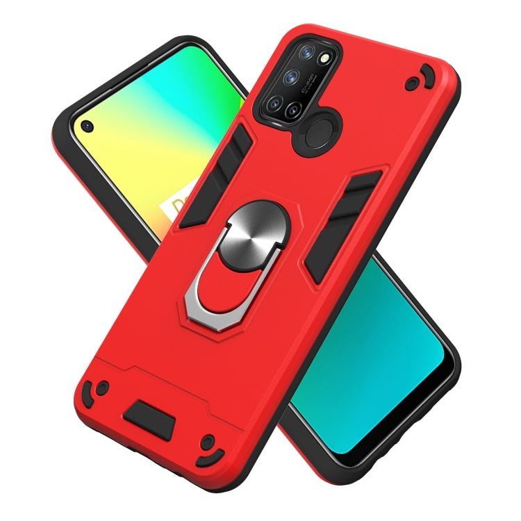 For OPPO Realme 7i / C17 Armour Series PC + TPU Protective Case with Ring Holder