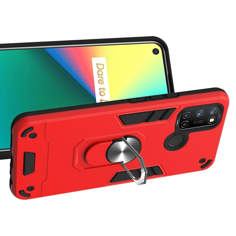 For OPPO Realme 7i / C17 Armour Series PC + TPU Protective Case with Ring Holder