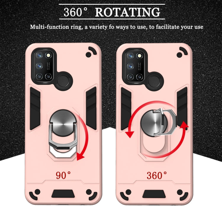 For OPPO Realme 7i / C17 Armour Series PC + TPU Protective Case with Ring Holder